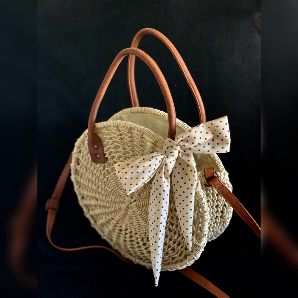 💥BEST SELLER 💥 Round Straw Bag - Picture 5 of 9